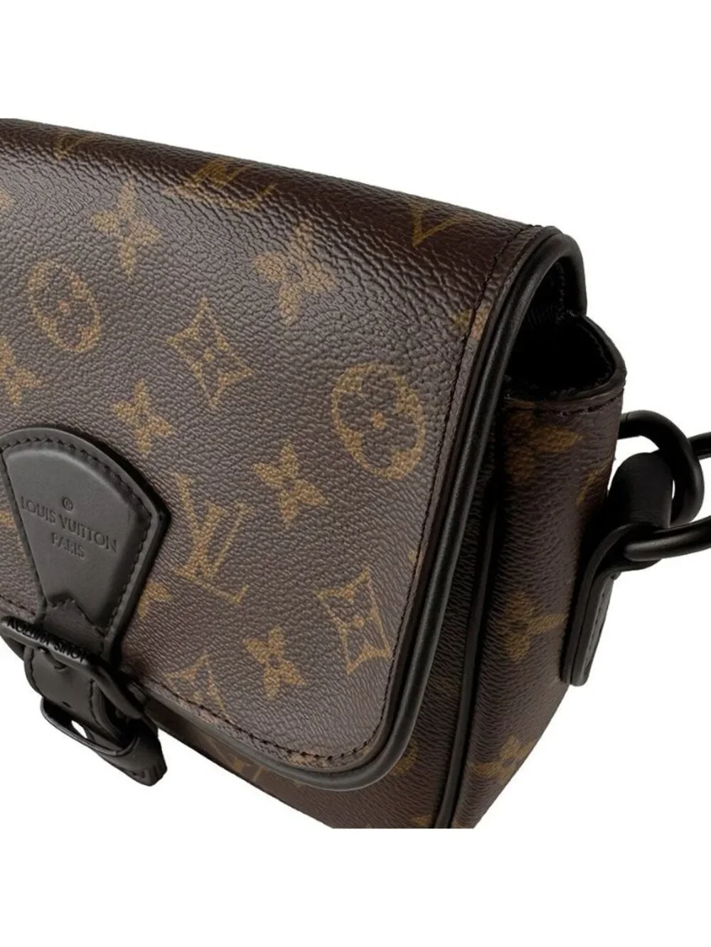 Louis Vuitton Shoulder Bag Monogram Macassar Montsouris Messenger PM